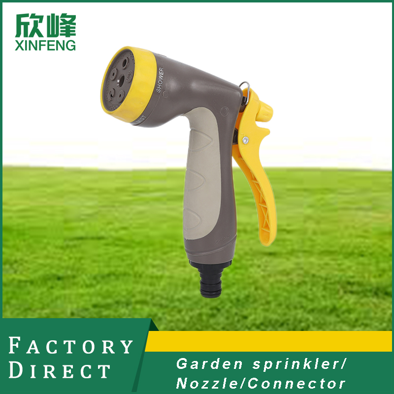 Garden Water Gun Rear Multi-Pattern (5) Nozzle Plastic Water Hose Spray Nozzles