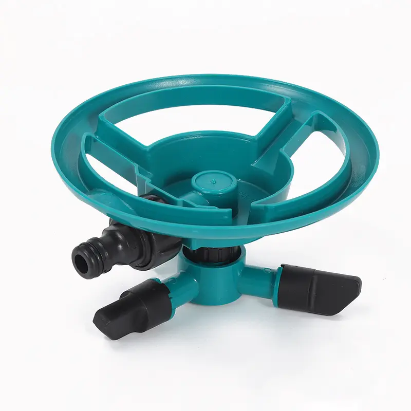 Adjustable Portable Lawn Irrigation Tool 360 Degree Garden Automatic Rotating Lawn Sprinkler